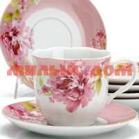Чайный сервиз 12пр 220мл LORAINE Цветы LR25915