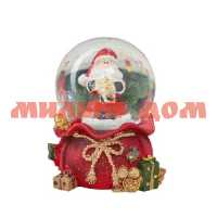 Сувенир Водяной шар Дед Мороз и снежинка 2019г 3244416