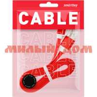 Кабель USB Smartbuy 2в1 Micro 8 pin USB 1.2м красный iK-212 red ш.к 1083