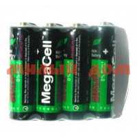 Батарейка пальчиковая MEGACELL солевая (AA/R6/LR6-1,5V) лист=4шт/цена за лист шк2603