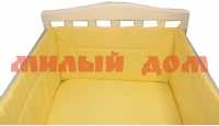 Бортик детский в кроватку 32*360 бязь Карамельки 10115 желтый