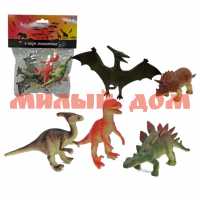 Игра Набор 1toy В мире животных Динозавры 5шт Т53861 ш.к.8619