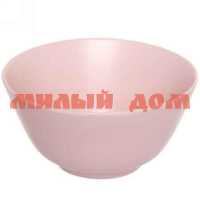 Салатник керамика 300мл Матовая глазурь розовый 404-260