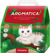 Наполнитель для кошек AROMATICAT PREMIUM 5л Древесный комкующийся АКЦИЯ