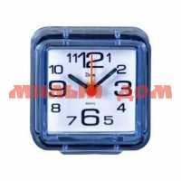 Часы Будильник 21ВЕК 7*7см Классика синий кварц В1-002