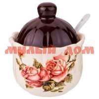 Сахарница керамика 280мл AGNESS Корейская роза 358-1318