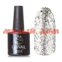 Лак для ногтей LIANAIL 10мл гель WSSO-001 Wish Silver shine ш.к 7935