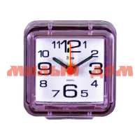 Часы Будильник 21ВЕК 7*7см Классика розовый кварц В1-004