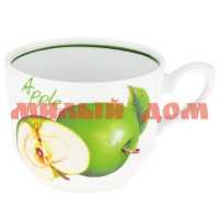 Чашка чайная фарфор 250мл ДОБРУШ ф 397 Кирмаш Зеленое яблоко 7С1103/1Ф34