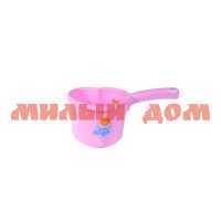 Ковш пластм для детской ванночки 1,5л START розовый пастельный LA1022RS