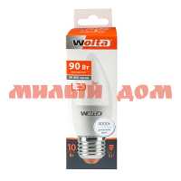 Лампа светодиод Е27 10Вт WOLTA LED (свеча) 4500К 25SC10E27 ш.к.3468 холодный свет