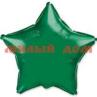 Игра Шар фольгированный Звезда металлик Green 1204-0098