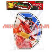 Набор для баскетбола щит с кольцом   мяч   насос   цвет в ассорт в пак в пак B1639465 ш.к.9276