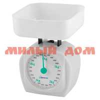 Весы кухонные мех HOMESTAR HS-3005М 5кг белый 002801