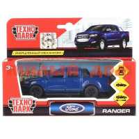 Игра Машина мет Технопарк Ford Ranger пикап синий 12см открыв двери SB-18-09-FR-N(BU) ш.к.3534