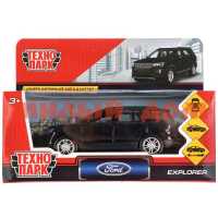 Игра Машина мет Технопарк Ford Explorer 12см открыв двери черный EXPLORER-BK ш.к.8232