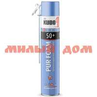 Пена монтаж быт KUDO 1000мл HOME 50  полиуретановая всесезонная ш.к.5996