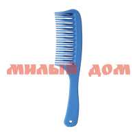 Гребень для волос LEI 041 с ручкой пластиковый голубой 04107 ш.к.3028