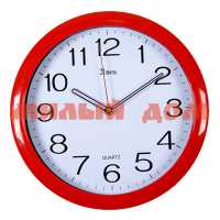 Часы настенные 21ВЕК 29см Классика красный 6026 R