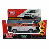 Игра Машина мет Технопарк Range Rover Vogue 12см двери открыв белый ш.к.9239