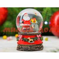 Сувенир Водяной шар Дедушка мороз и мешок подарков 3244422