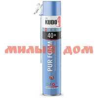 Пена монтаж быт KUDO 1000мл HOME 40  полиуретановая всесезонная KUPH10U40 