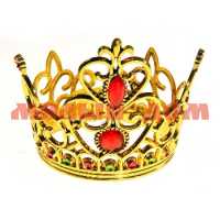 Корона Принцесса два рубина золото 328010 сп=12шт цена за штуку СПАЙКАМИ