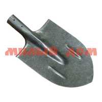 Лопата штыковая б/черен S506-1 рельсовая сталь с ребром жесткости остроконечная сп=12шт