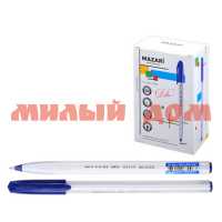 Ручка шар синяя MAZARI Delta Ultra soft на масл осн 1мм М-5751 ш.к 0967