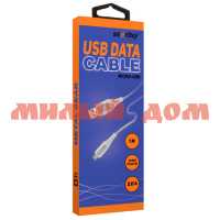 Кабель USB Smartbuy Micro USB в резин оплетке Gear 1м 2А черный iK-12ERGbox black ш.к 6588