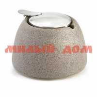 Сахарница керамика 450мл ROSARIO серый Ф19-039E ш.к.2540