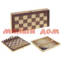 Игра Настольная 3в1 Шахматы шашки нарды 219821