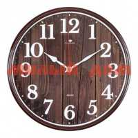 Часы настенные РУБИН d=29см Эко коричневый 2940-002