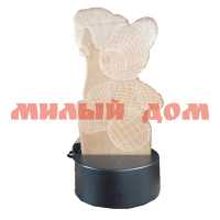 Светильник Медведь с шапочкой 3D №МО-2522