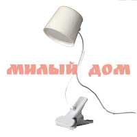 Лампа на прищепке Абажур USB белый 3001773