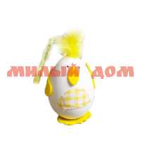 Декор пасхальный подвеска Яйцо с бантиком - петушок 2шт 4559964