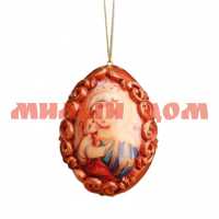 Сувенир пасхальный Яйцо на подставке Божья Матерь 4880155