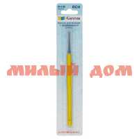 Крючки для вязания GAMMA RСН прорезин ручка сталь 13см d=0,80мм блистер