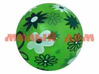Игра Мяч детск 22см Прозрачный Цветы AN01076