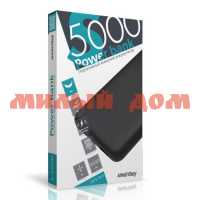 Внешний аккумулятор Power bank SmartBuy S-5000 1A 2*USB черный SBPB-840 ш.к 2863
