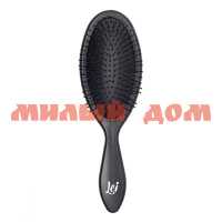 Расческа для волос LEI 090 массажная пластик метал зубья черная 09101 ш.к.3240/5381