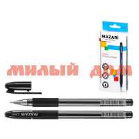 Ручка гел черная MAZARI Regina 0,5мм М-5526-71 сп=12шт/спайками
