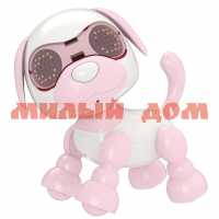 Игра Интерактив Mioshi Active Милый щеночек свотло-розовый 10см свет звук MAC0601-032 ш.к.9113