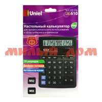 Калькулятор 16 разрядный настольный UNIEL UG-610 ш.к 6799