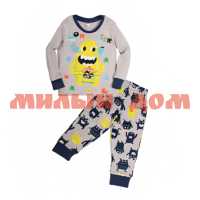 Пижама детская для мальчиков SM608 Cool monster р 1-4г