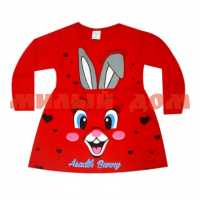 Платье детское НК140 Bunny red р 3-7л