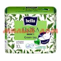 Прокладки БЕЛЛА Panty Flora Green tea 10шт с экстрактом зеленого чая BE-012-RW10-098 ш.к 5840