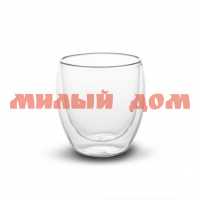 Чашка стекло 250мл ATTRIBUTE Chalet с двойными стенками ATG101