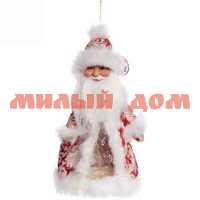 Дед Мороз 35см б/музыки с отделением под конфеты подарок красная шуба 201-1269