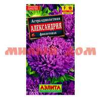 Семена цветы АСТРА Александрия фиолетовая ш.к3537 сп=10шт СПАЙКАМИ